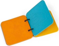 Siliconen boekje voor zintuiglijke en motorische ontwikkeling