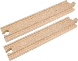 Lange rails voor houten treinbanen 23 cm