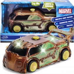 Marvel Light Hero Groot – klein lichtgevend en geluid makend autootje