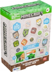 minecraft 3d set voor het maken van stickers – navulset