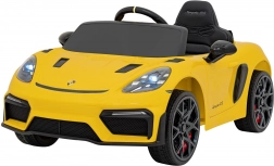 Elektrische kinderauto Porsche 718 Spyder RS – geel