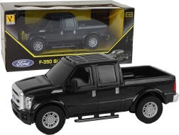 Zwarte Pickup Ford F-350 met Wrijvingsaandrijving 1:28
