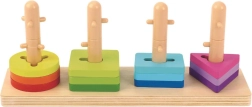 Houten Montessori vormen-sorter TOOKY TOY