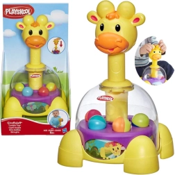 playkool draaiende giraffe toren met balletjes van hasbro