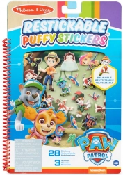 Herbruikbare 3D stickers PAW PATROL – jungle, MELISSA & DOUG