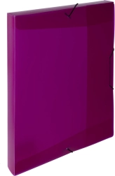 PP-doos met elastiek A4 Opaline magenta