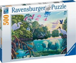 Ravensburger puzzel Momenten met zeekoeien 500 stukjes