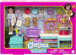 Barbie Chelsea dierenartsset met pop