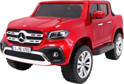 Elektrische kinderauto MERCEDES-BENZ X-Class gelakt – rode pickup