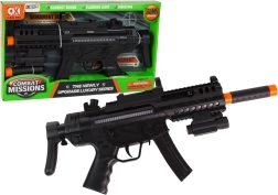 Groot machinegeweer met batterij Licht Geluid Trilling