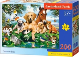 Puzzel 200 stukjes Summer Pals