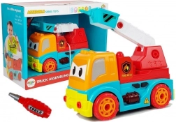 Brandweerauto om uit elkaar te halen met licht en geluid