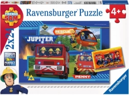 Ravensburger puzzel Brandweerman Sam: Uitruk 2×24 stukjes