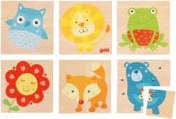 Goki houten karemo diertjes