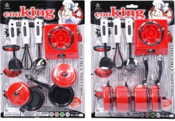 Kinder servies met kookplaat – keukenset voor kleine koks