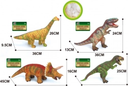 Interactieve dinosaurus 36 cm - 4 soorten