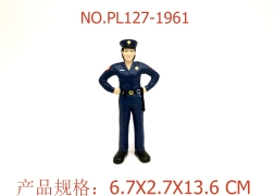Politieagente-figuur 13,6 cm