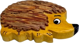 Houten magneet egel – handgesneden decoratie