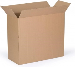 Vouwkartonnen doos 600 × 400 × 1200 mm, vijflaags