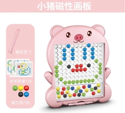 Magnetisch tekenbord beertje roze