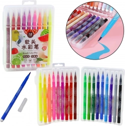 Aquarel markers in praktische organizer - Set van 18 kleuren