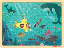 TOP BRIGHT houten puzzel Zeewereld