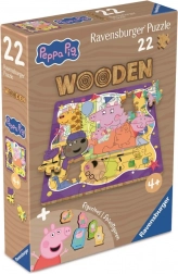Houten puzzel PEPPA PIG 22 stukjes – Ravensburger