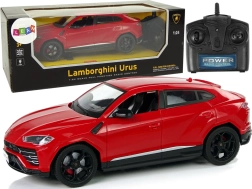 RC auto 1:24 LAMBORGHINI Urus rood met verlichting 2.4 GHz