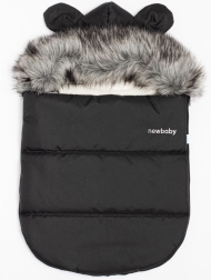 Wintervoetenzak NEW BABY Lux Fleece grafiet