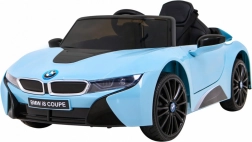 Elektrische kinderauto BMW i8 Coupé 12 V met afstandsbediening, EVA-wielen en MP3