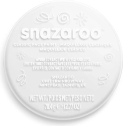 Snazaroo witte gezichtsverf 75 ml