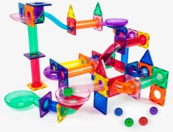 Magnetische bouwset Picasso knikkerbaan met 100 onderdelen