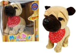 interactieve pluchen hond aan de lijn – blaft, zingt en kwispelt