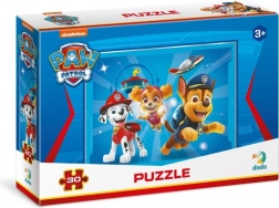 Puzzel Paw Patrol: Sterke Drie 30 Stukjes
