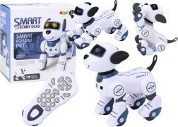 Afstandsbediende interactieve robot Hond danst en voert commando’s uit Blauw