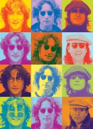 EUROGRAPHICS Puzzel Kleurrijke portretten van John Lennon 1000 stukjes