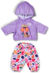 BABY born outfit met capuchon voor poppen van 43 cm
