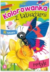 Vlindertatoeages – kleurplaten en afwasbare tatoeages