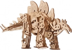 Houten mechanische puzzel stegosaurus