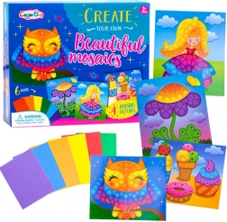 Creatieve schuimmozaïek uil – A