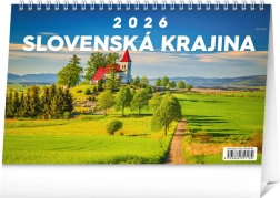 Bureaukalender Slowaaks landschap 2026