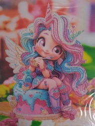 Diamantschilderen op canvas - Magische wezens