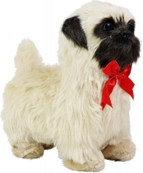 Interactieve pluchen mops – blaft, beweegt en loopt