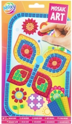 Creatieve mozaïekset op kleur – metallic A5, vlindermotief