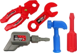 Grote kinderwerkplaats met tafel en accessoires