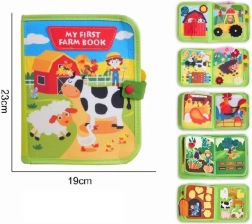 Stoffen boekje voor peuters Boerderij
