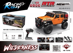 Op afstand bestuurbare auto WILDERNESS RTR 1:10 oranje