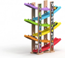 Grote houten racebaan – uitbreiding met 6 hellingen