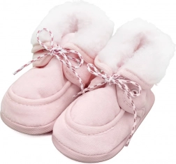 Winter slofjes voor baby New Baby, roze, 0–3 maanden