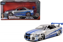 Metalen automodel 2002 Nissan Skyline GT‑R R34 1:24 Fast & Furious